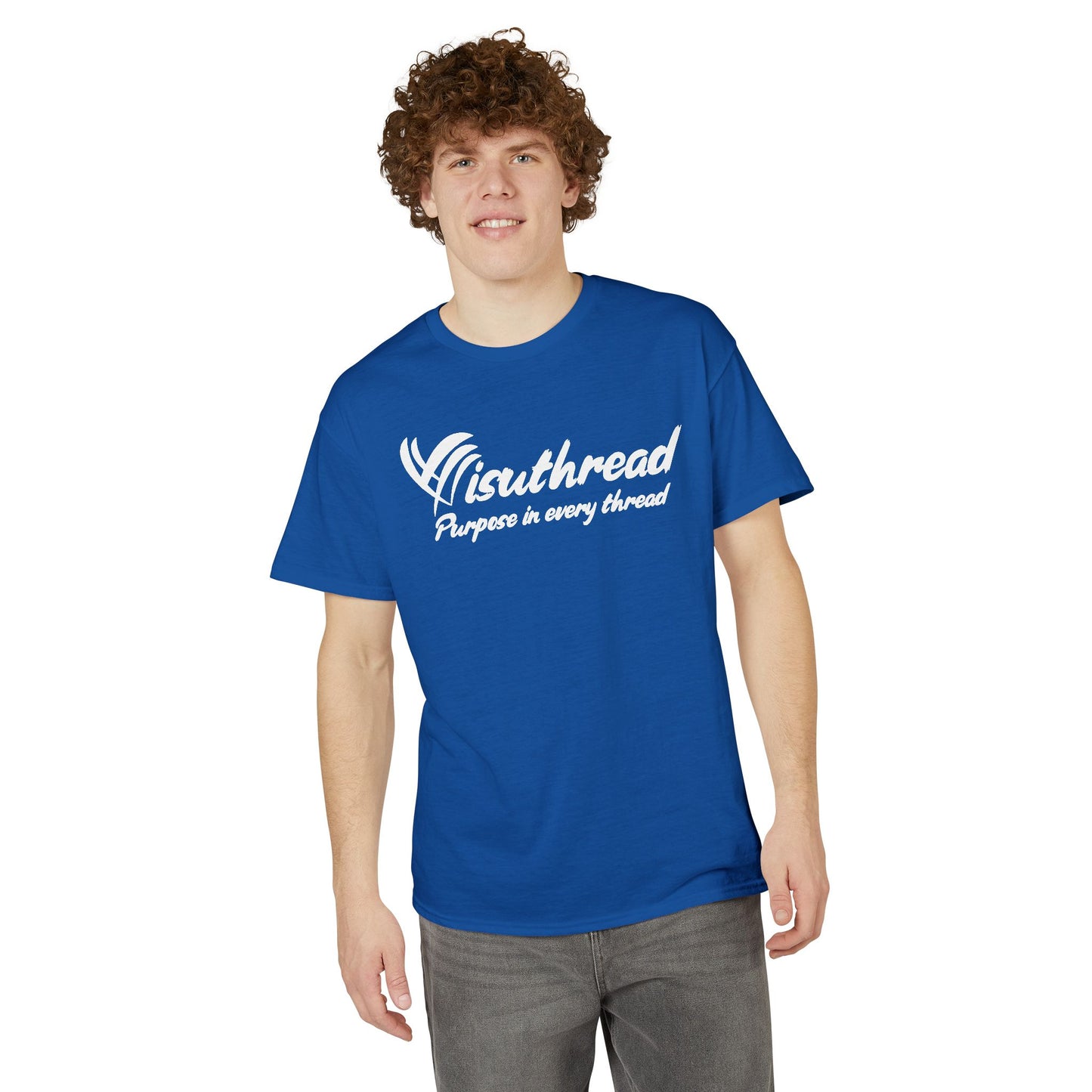 Visuthread Slogan T‑Shirt - Casual Graphic Tee