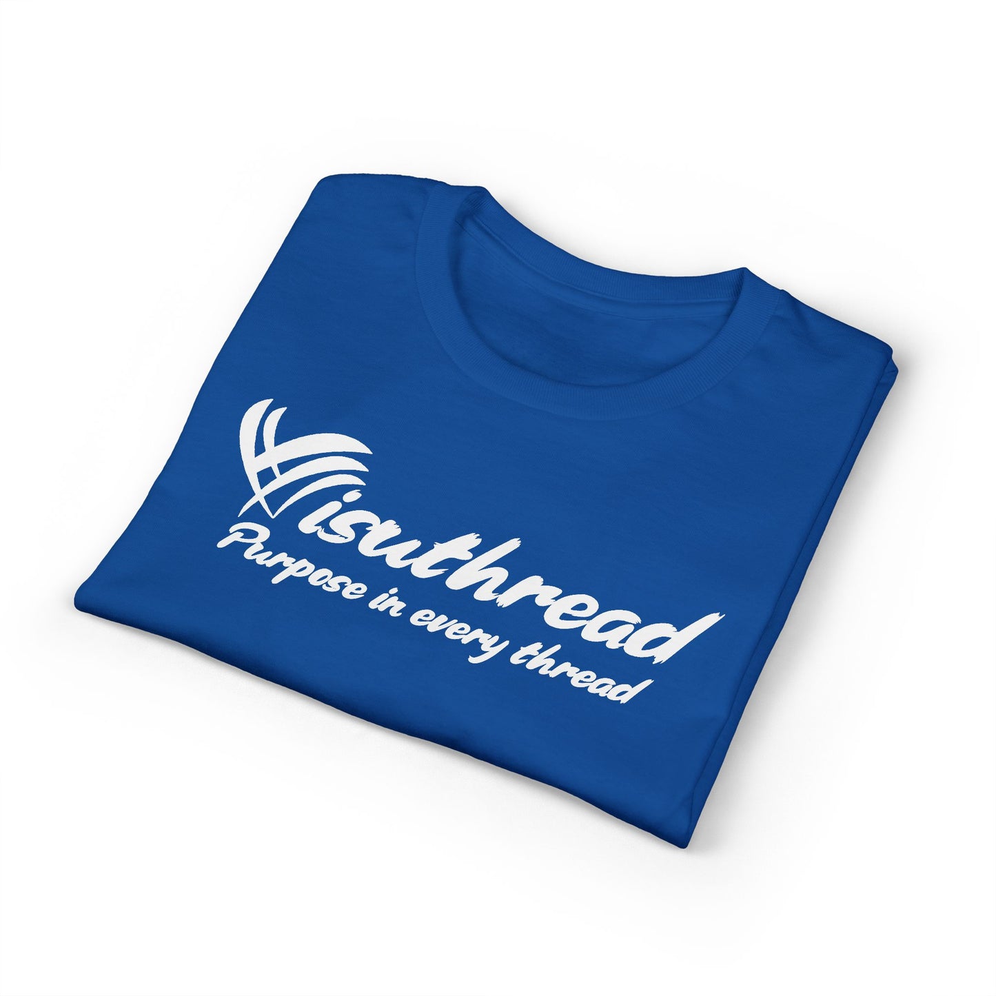 Visuthread Slogan T‑Shirt - Casual Graphic Tee