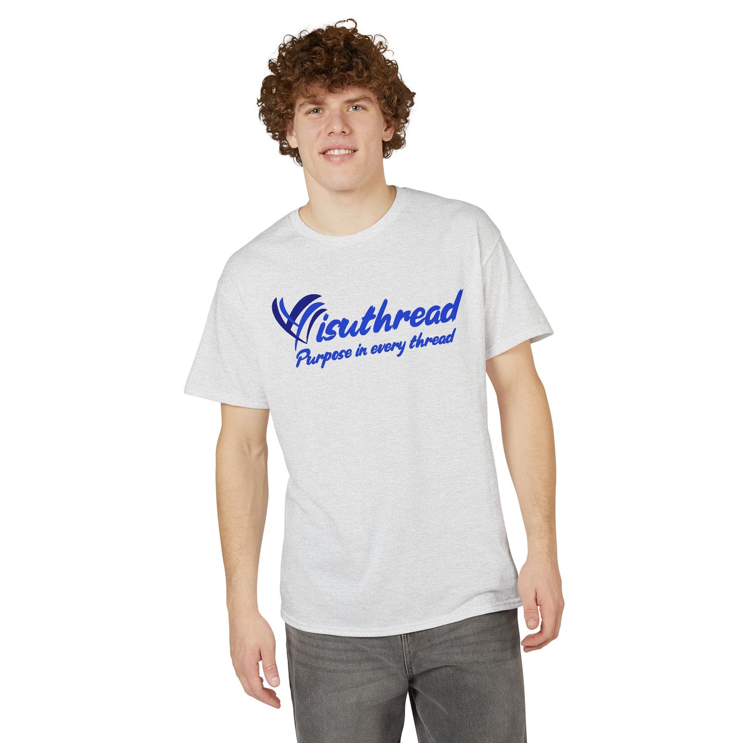 Visuthread Slogan T‑Shirt - Casual Graphic Tee